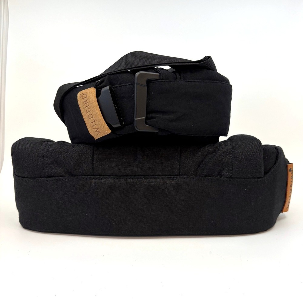 Bundle Wildbird Aerial and Wrap Buckle Carrier Raven XS-XL Black NWOT